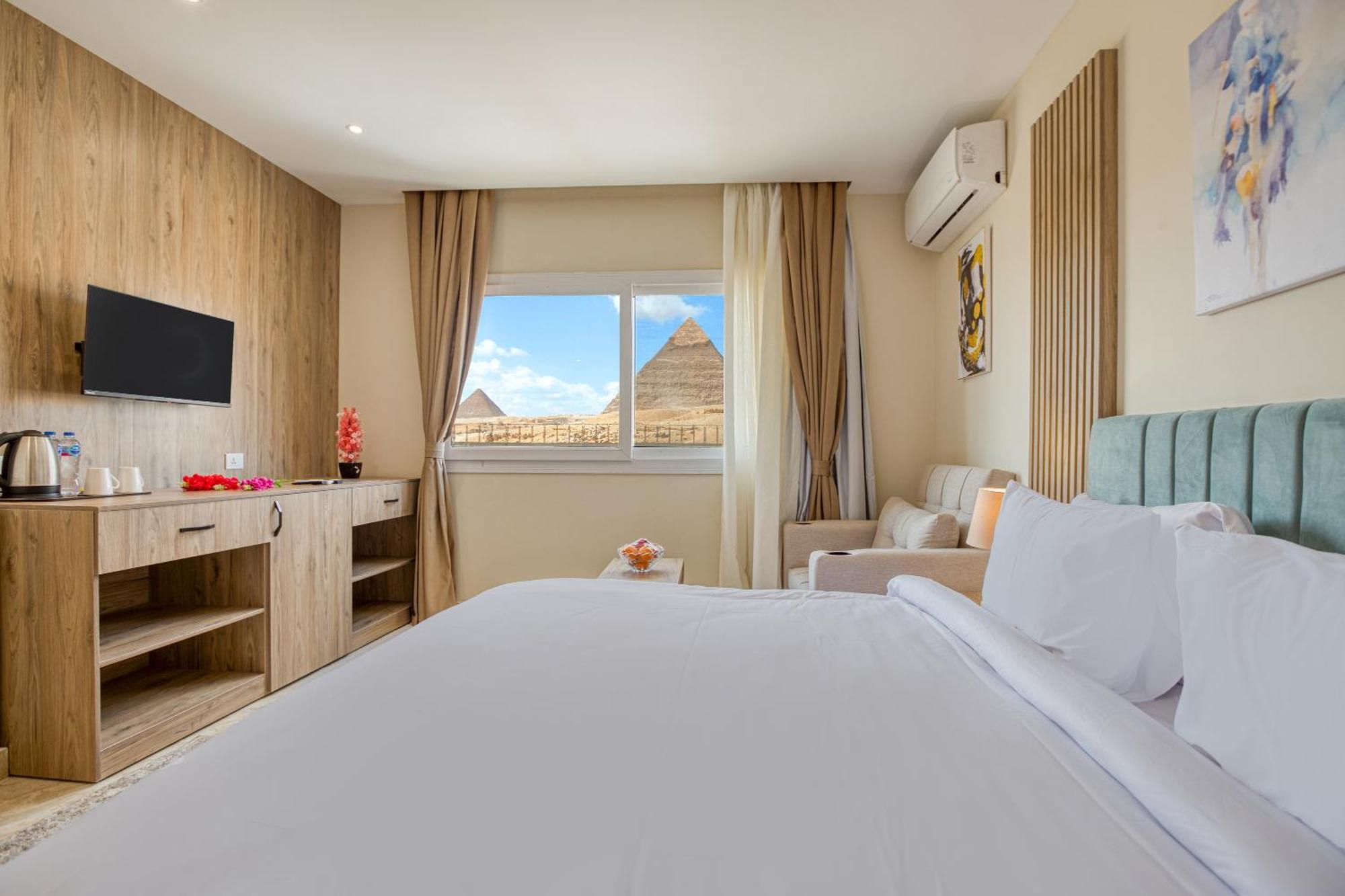 Hotel Soul Pyramids View Kafret el-Gabal Zewnętrze zdjęcie