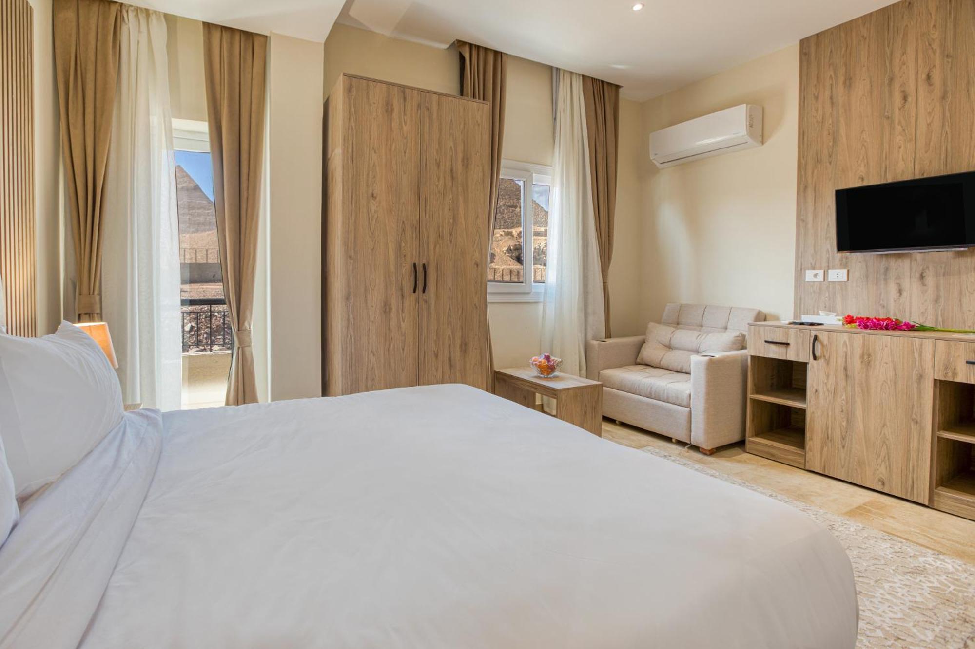 Hotel Soul Pyramids View Kafret el-Gabal Zewnętrze zdjęcie