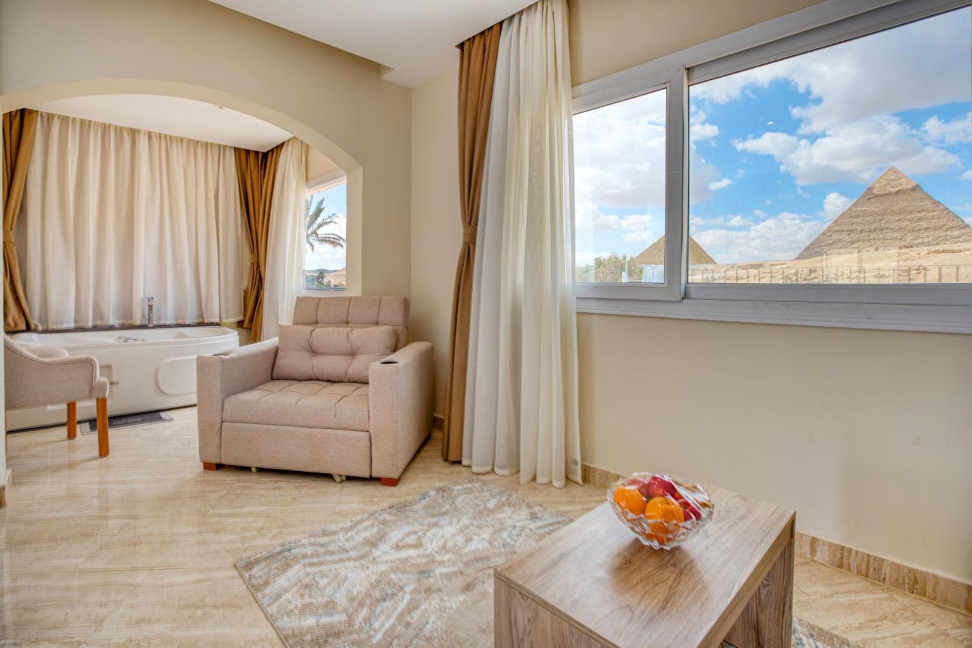 Hotel Soul Pyramids View Kafret el-Gabal Zewnętrze zdjęcie