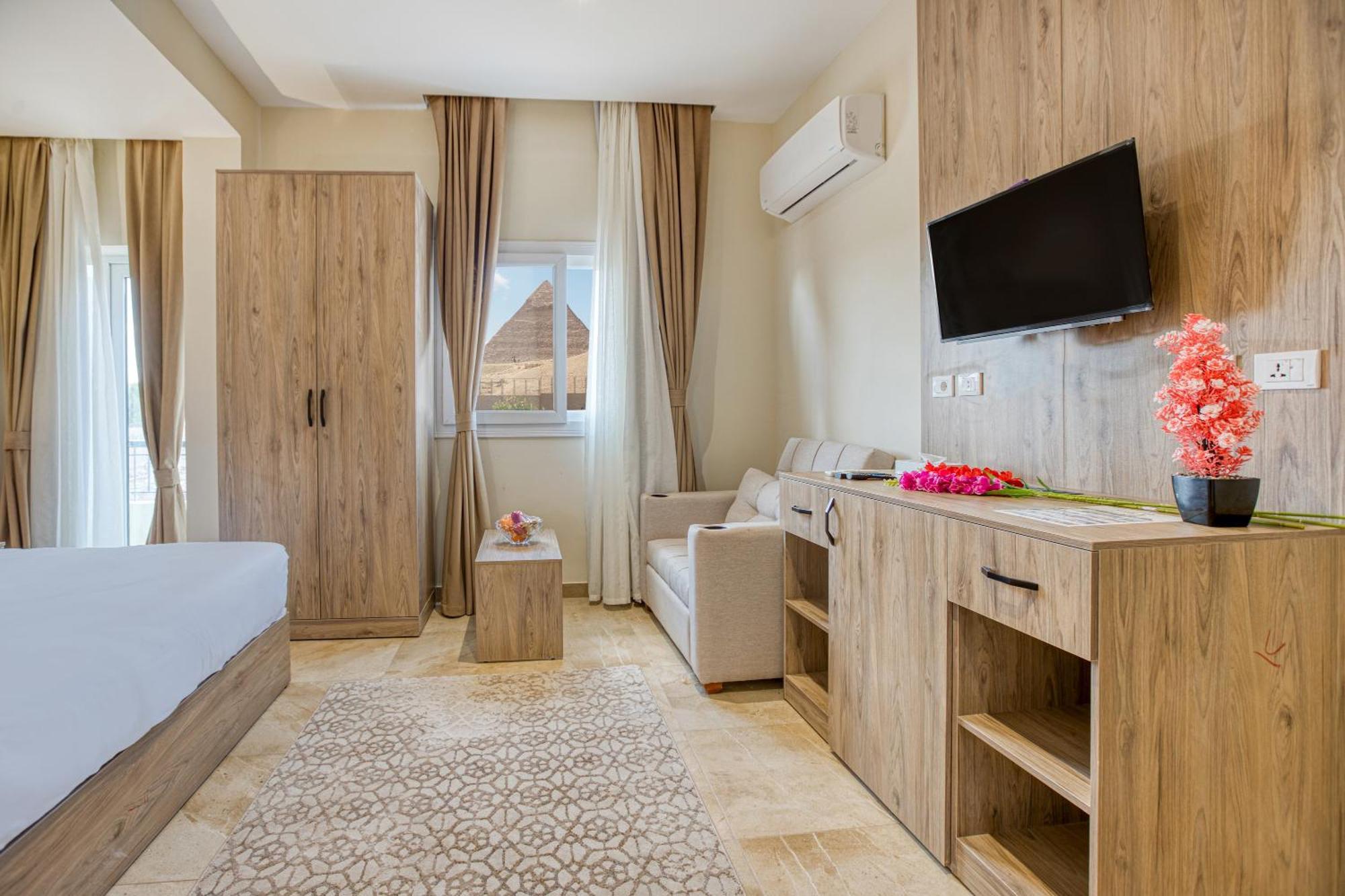 Hotel Soul Pyramids View Kafret el-Gabal Zewnętrze zdjęcie