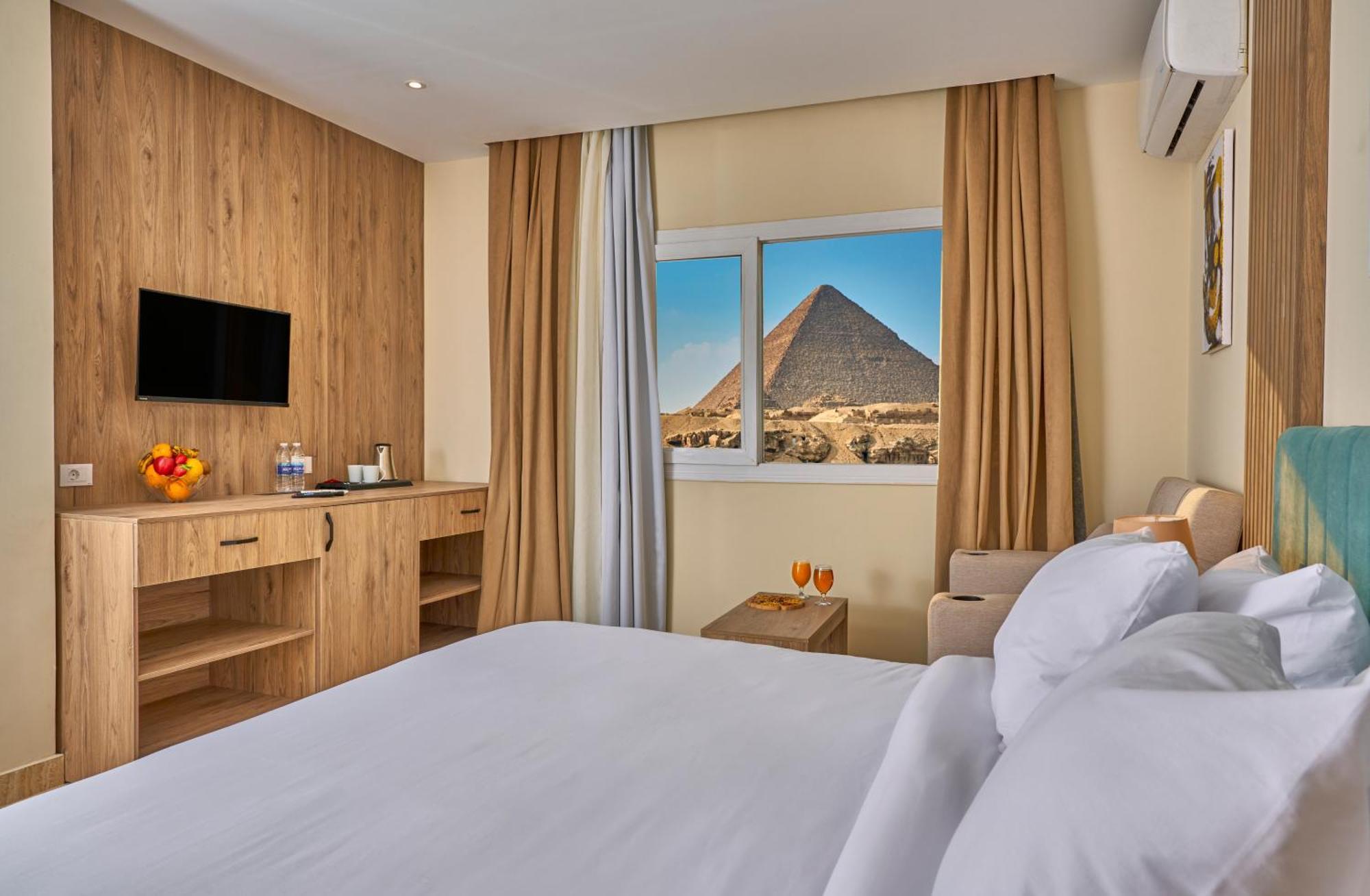 Hotel Soul Pyramids View Kafret el-Gabal Zewnętrze zdjęcie