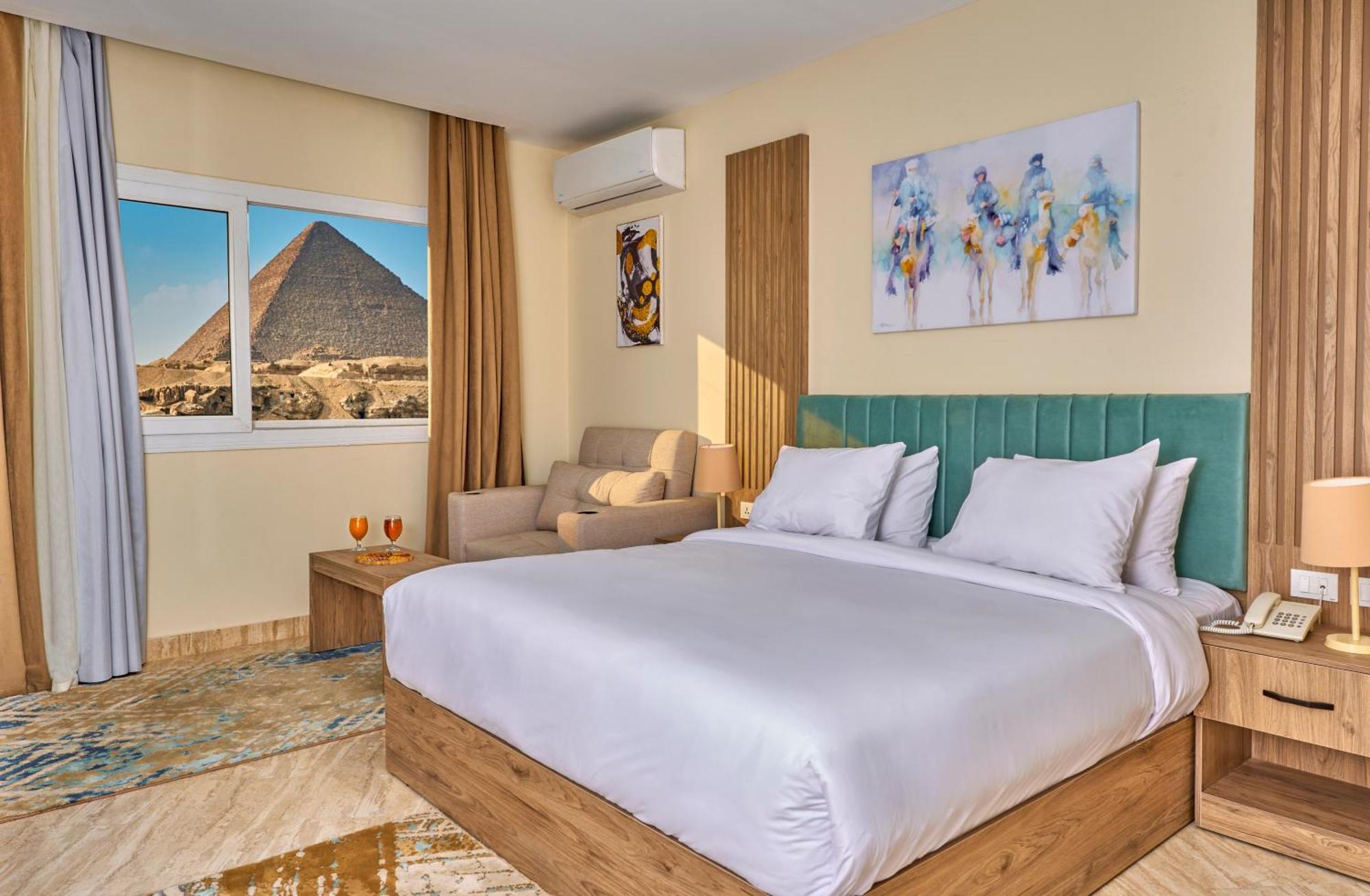 Hotel Soul Pyramids View Kafret el-Gabal Zewnętrze zdjęcie