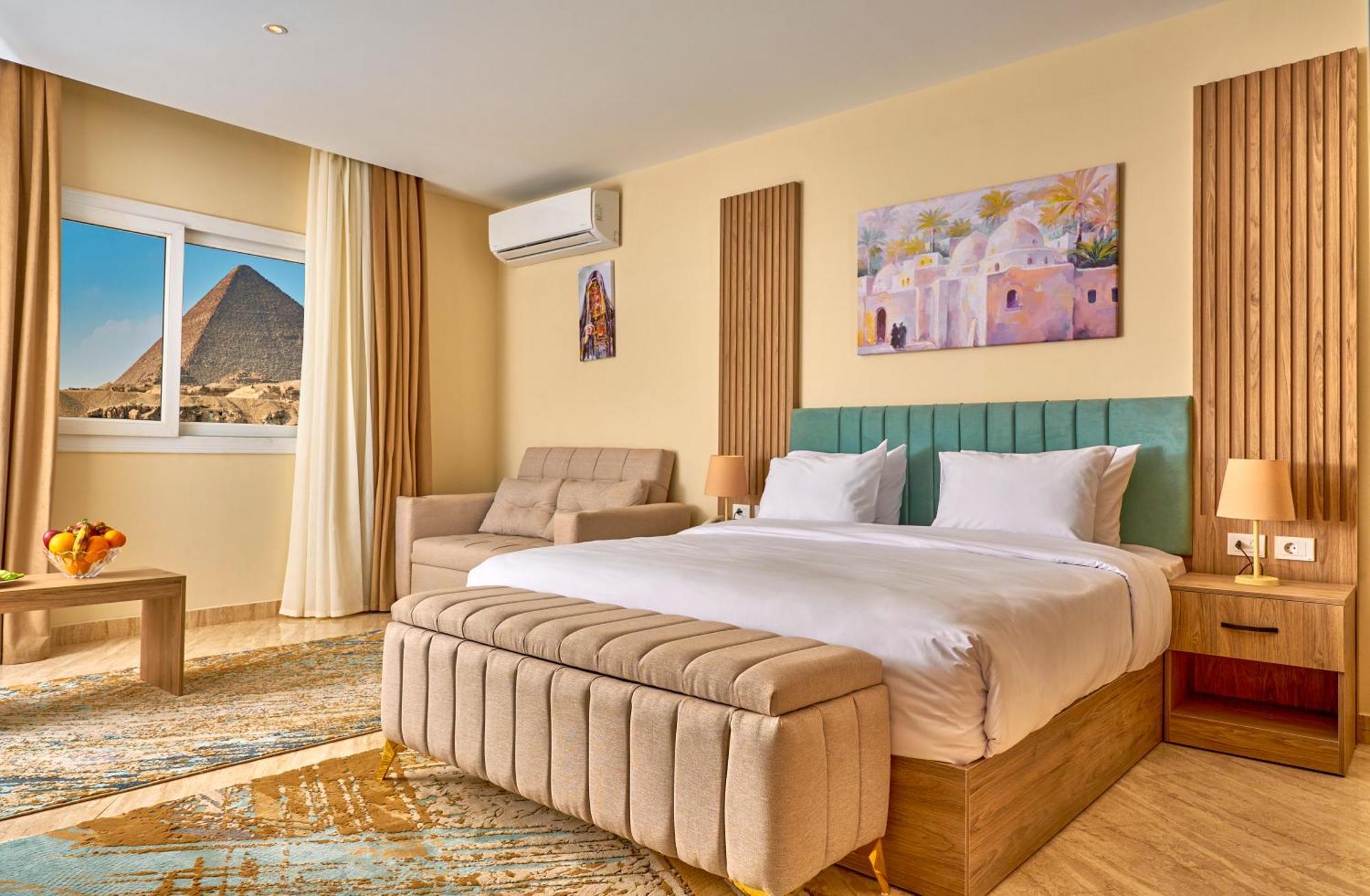 Hotel Soul Pyramids View Kafret el-Gabal Zewnętrze zdjęcie