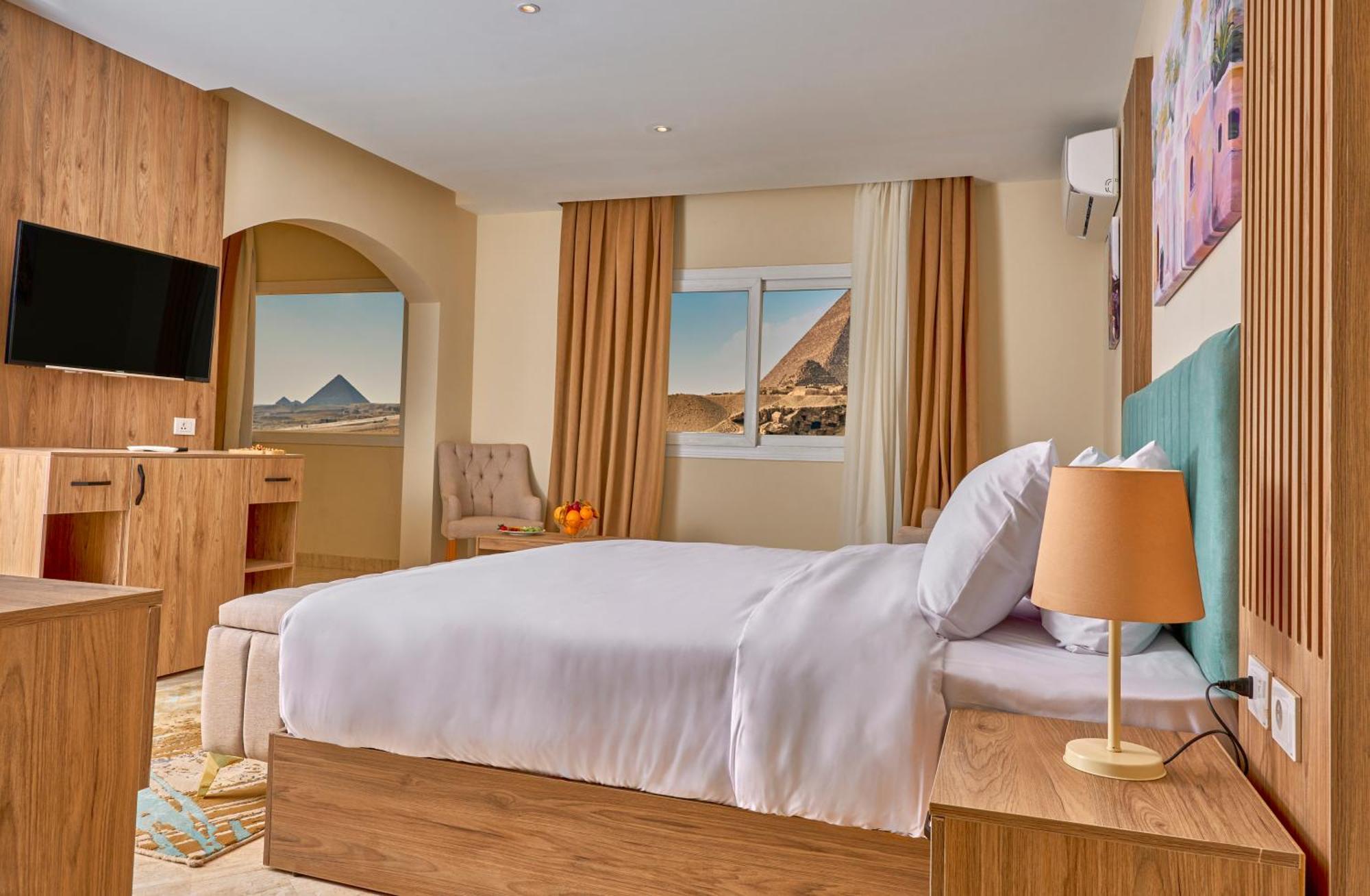 Hotel Soul Pyramids View Kafret el-Gabal Zewnętrze zdjęcie