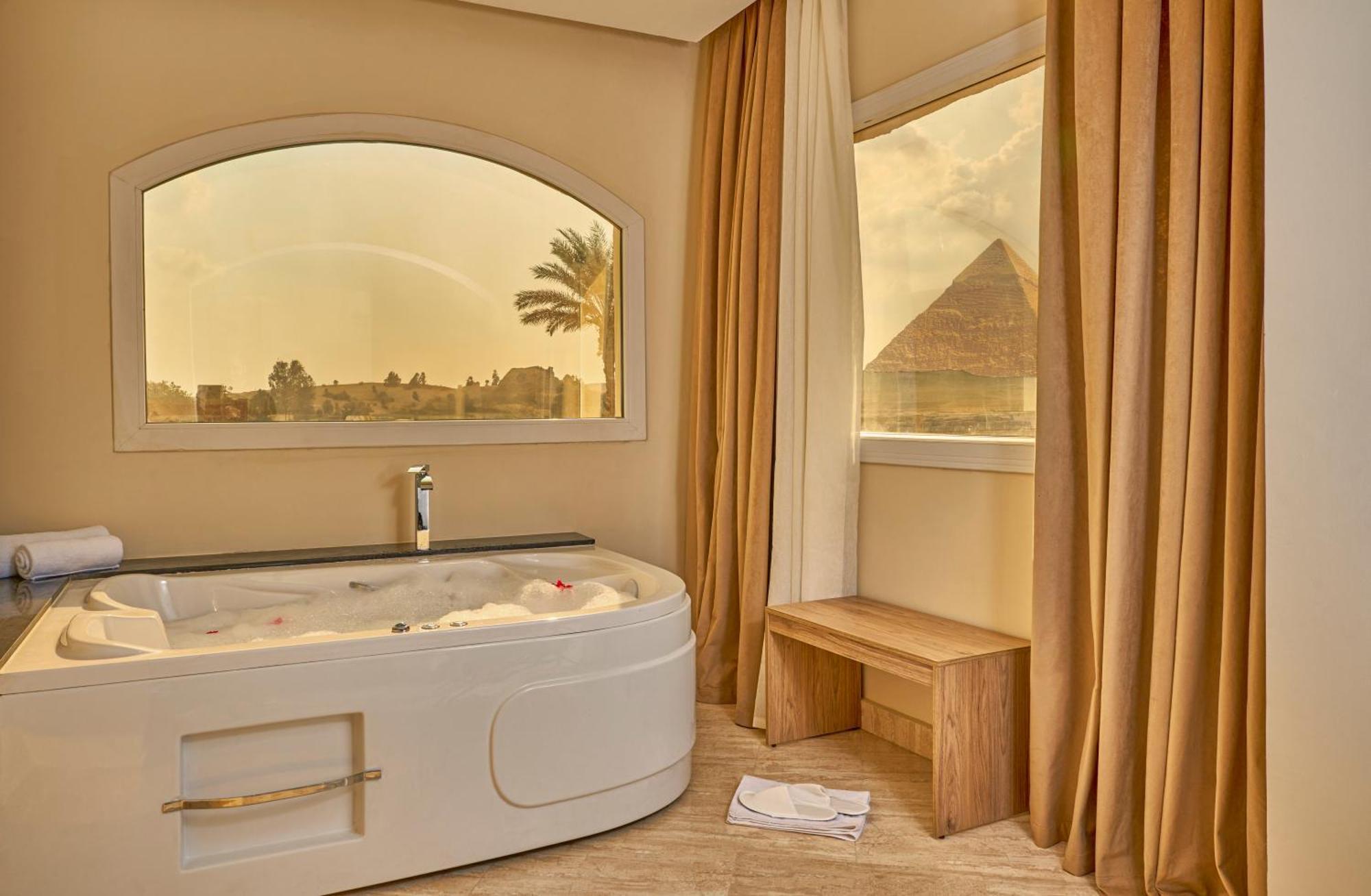 Hotel Soul Pyramids View Kafret el-Gabal Zewnętrze zdjęcie